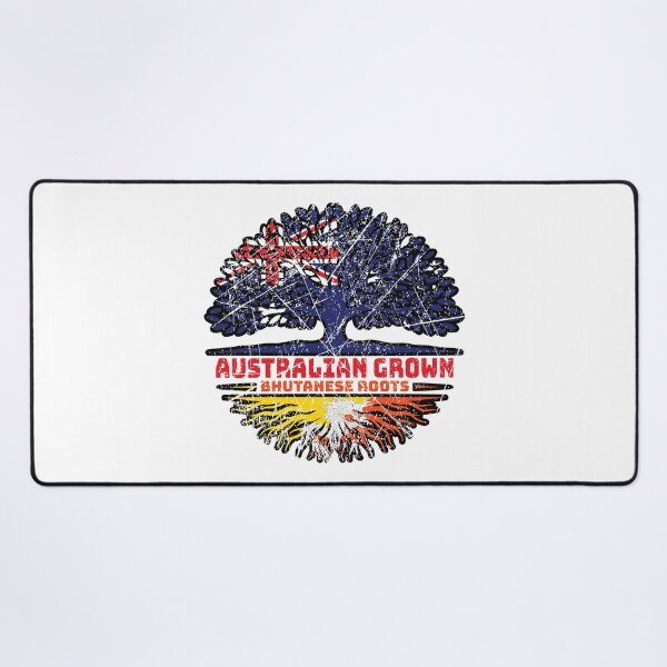 Item preview, Bhutan Bhutanese Australian Australia Tree Roots Flag designed and sold by FlagX.