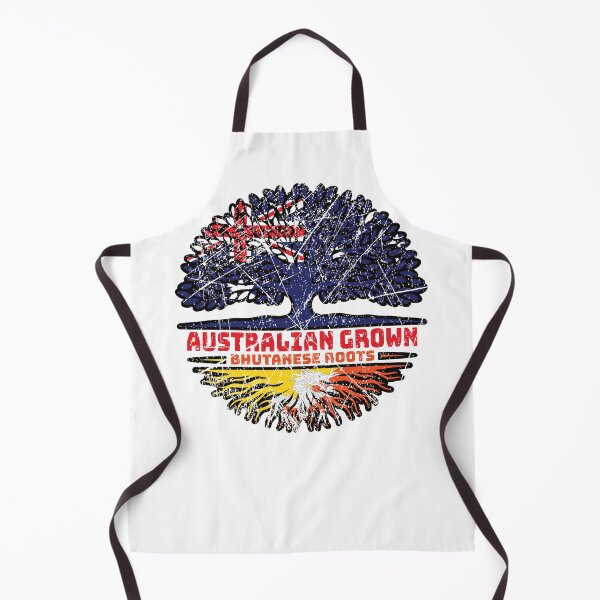 Item preview, Bhutan Bhutanese Australian Australia Tree Roots Flag designed and sold by FlagX.