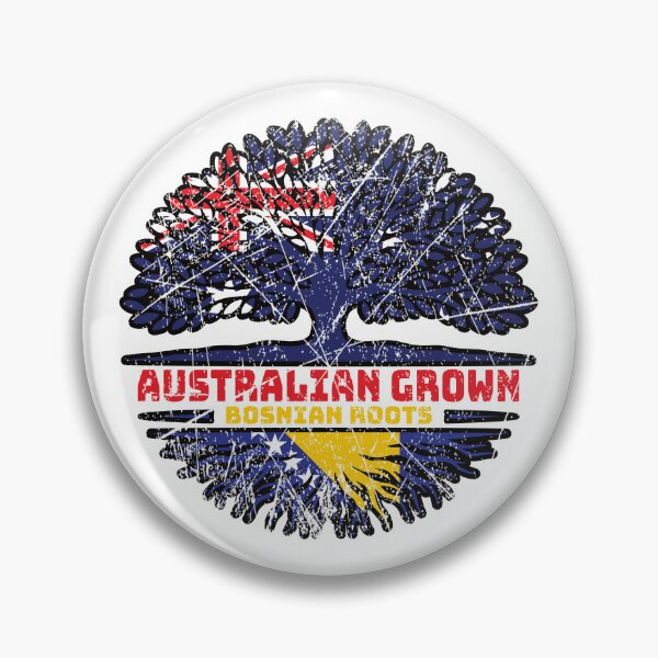 Item preview, Bosnia Bosnian Australian Australia Tree Roots Flag designed and sold by FlagX.