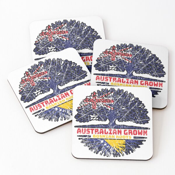 Item preview, Bosnia Bosnian Australian Australia Tree Roots Flag designed and sold by FlagX.