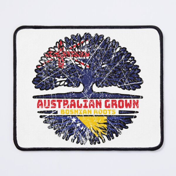 Item preview, Bosnia Bosnian Australian Australia Tree Roots Flag designed and sold by FlagX.