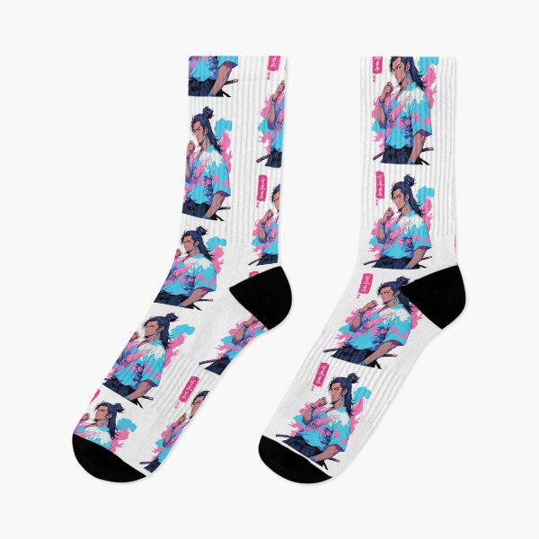 Item preview, Aesthetic Vaporwave Style Japanese Samurai designed and sold by LuminOrb.