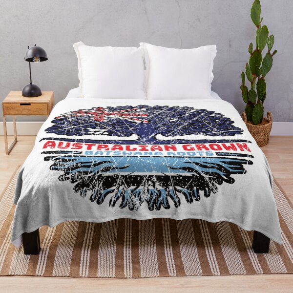 Item preview, Botswana Batswana Australian Australia Tree Roots Flag designed and sold by FlagX.