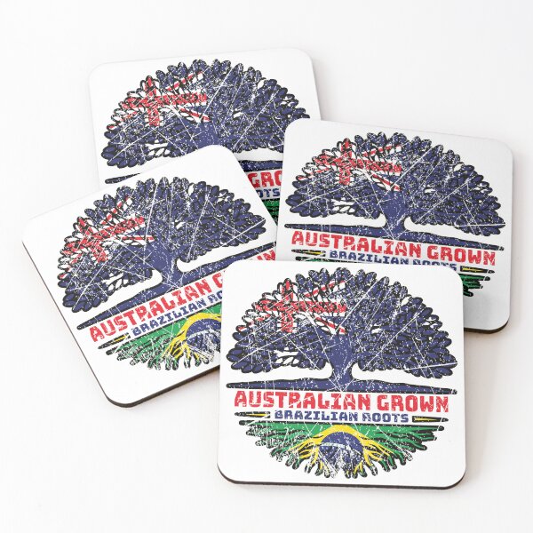Item preview, Brazilian Brazil Australian Australia Tree Roots Flag designed and sold by FlagX.