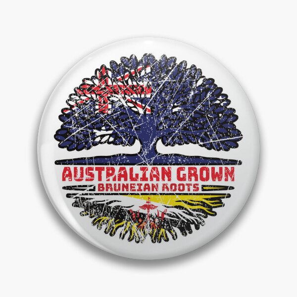 Item preview, Brunei Bruneian Australian Australia Tree Roots Flag designed and sold by FlagX.