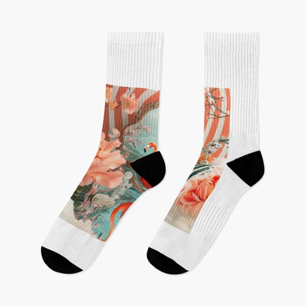 Item preview, zebra and flamingo  designed and sold by Ladidia.