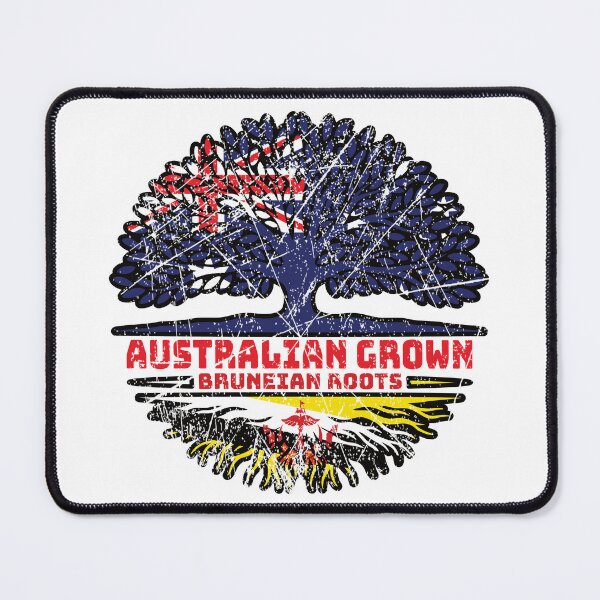 Item preview, Brunei Bruneian Australian Australia Tree Roots Flag designed and sold by FlagX.