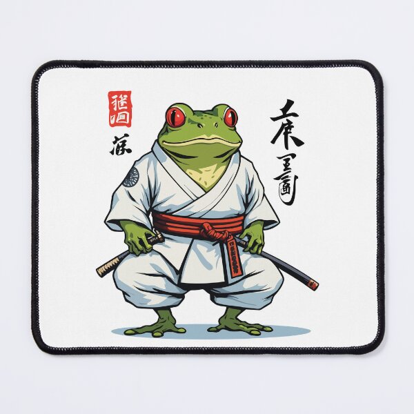 Item preview, Samurai Frog Vintage Ukiyo-e Style Aesthetic designed and sold by LuminOrb.