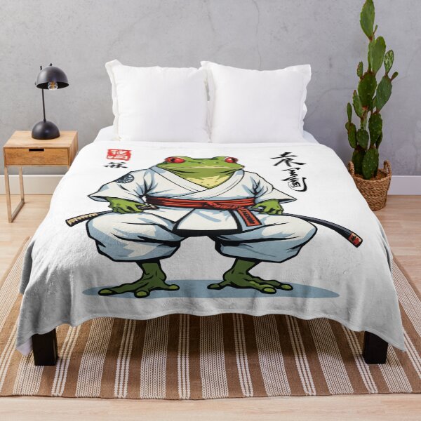 Item preview, Samurai Frog Vintage Ukiyo-e Style Aesthetic designed and sold by LuminOrb.