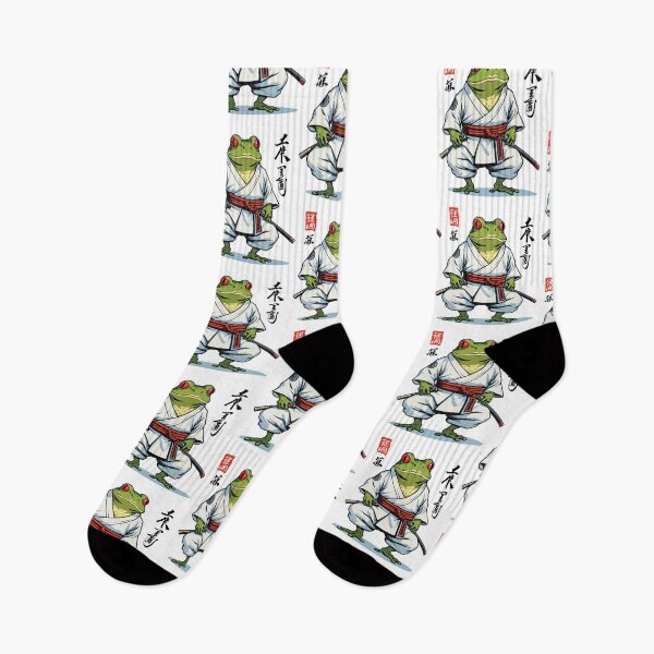 Item preview, Samurai Frog Vintage Ukiyo-e Style Aesthetic designed and sold by LuminOrb.
