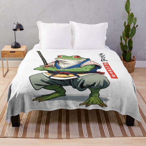 Item preview, Samurai Frog Vintage Ukiyo-e Style Japan Style designed and sold by LuminOrb.
