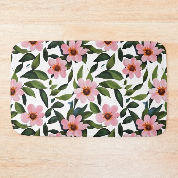 Item preview, pink watercolor flowers designed and sold by AKRE R.