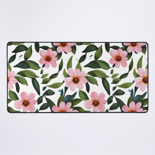 Item preview, pink watercolor flowers designed and sold by AKRE R.