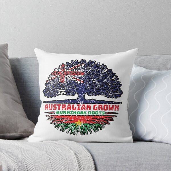 Item preview, Burkina Faso Burkinabe Australian Australia Tree Roots Flag designed and sold by FlagX.