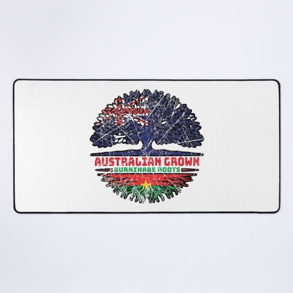 Item preview, Burkina Faso Burkinabe Australian Australia Tree Roots Flag designed and sold by FlagX.