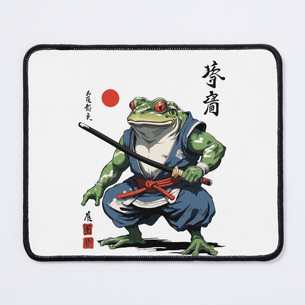 Item preview, Samurai Frog Vintage Ukiyo-e Style Artwork designed and sold by LuminOrb.