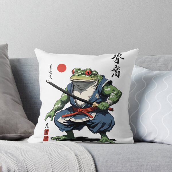 Item preview, Samurai Frog Vintage Ukiyo-e Style Artwork designed and sold by LuminOrb.