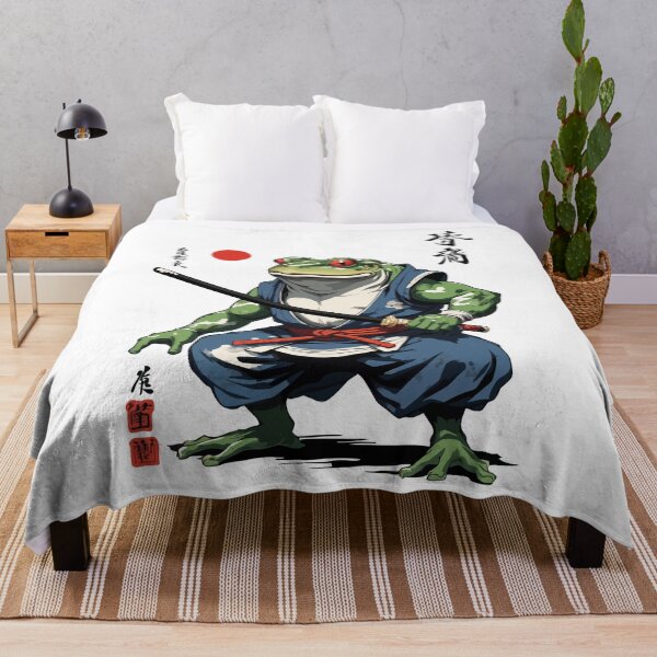 Item preview, Samurai Frog Vintage Ukiyo-e Style Artwork designed and sold by LuminOrb.
