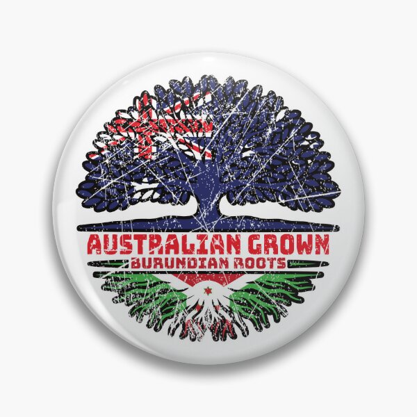 Item preview, Burundi Burundian Australian Australia Tree Roots Flag designed and sold by FlagX.