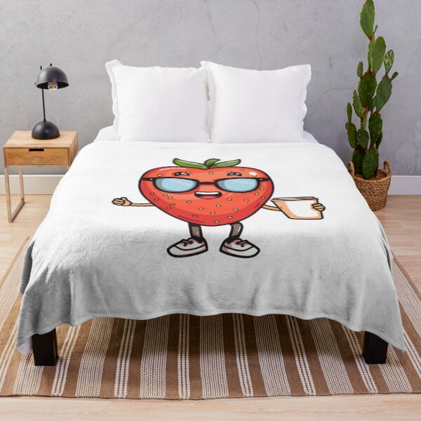 Aperçu de l'œuvre Café Tenant Aux Fraises créée et vendue par NicolasGlowArt.