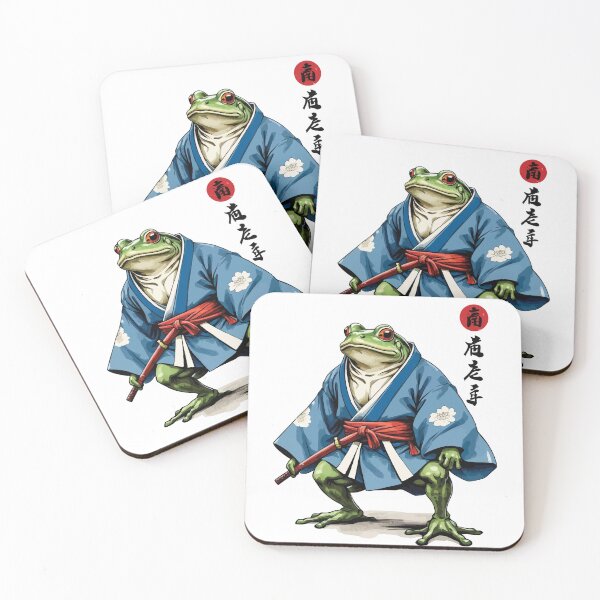 Item preview, Samurai Frog Vintage Ukiyo-e Style Samurai Art designed and sold by LuminOrb.