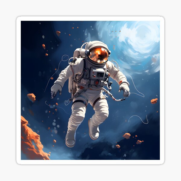 Astronaut Sticker