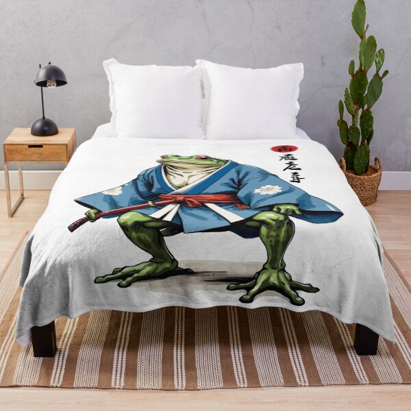 Item preview, Samurai Frog Vintage Ukiyo-e Style Samurai Art designed and sold by LuminOrb.