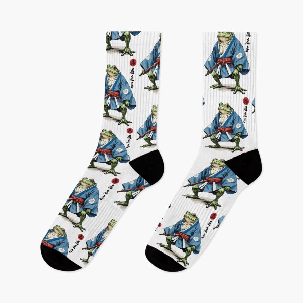 Item preview, Samurai Frog Vintage Ukiyo-e Style Samurai Art designed and sold by LuminOrb.