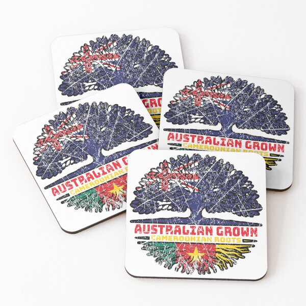 Item preview, Cameroon Cameroonian Australian Australia Tree Roots Flag designed and sold by FlagX.