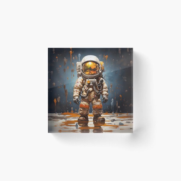 Astronaut Acrylic Block