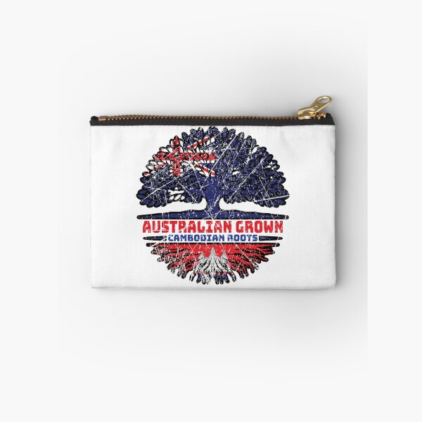 Item preview, Cambodian Cambodia Australian Australia Tree Roots Flag designed and sold by FlagX.