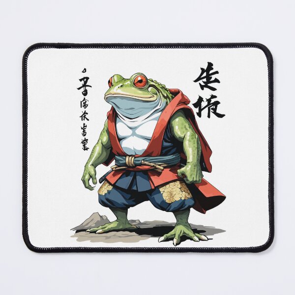 Item preview, Samurai Frog Vintage Ukiyo-e Style Japan Art designed and sold by LuminOrb.