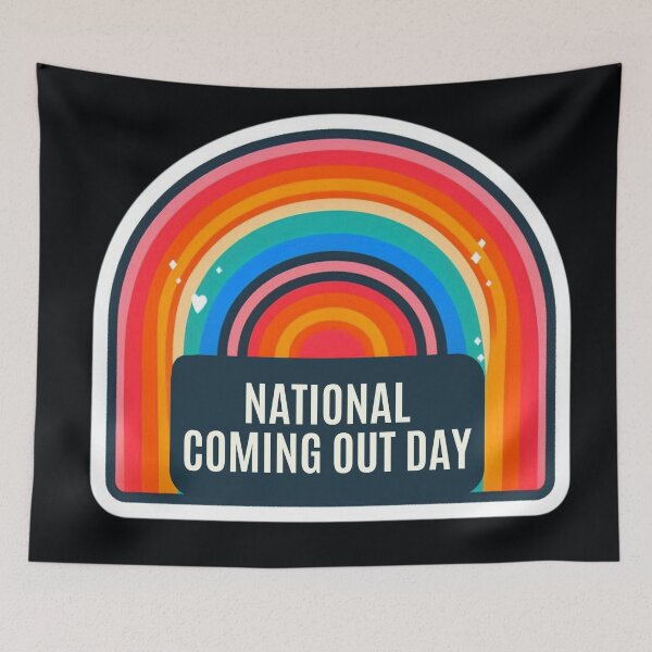 Item preview, National coming out day designed and sold by tipitoes.
