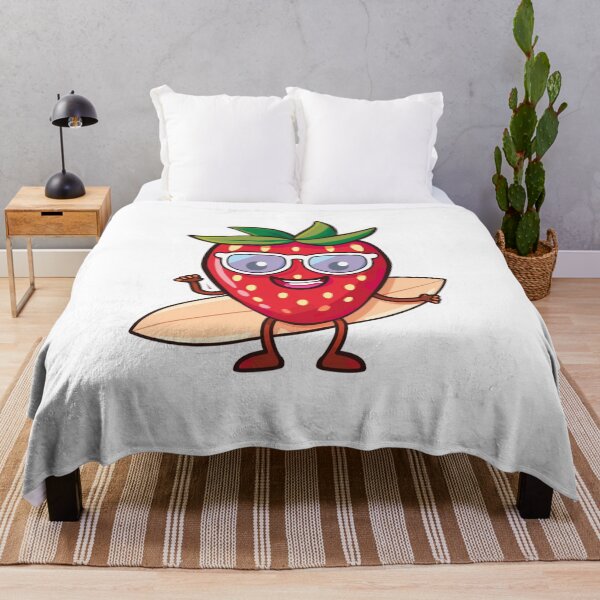 Aperçu de l'œuvre Surfeur aux fraises créée et vendue par NicolasGlowArt.