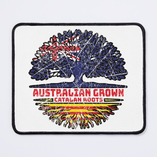 Item preview, Catalonia Catalan Australian Australia Tree Roots Flag designed and sold by FlagX.