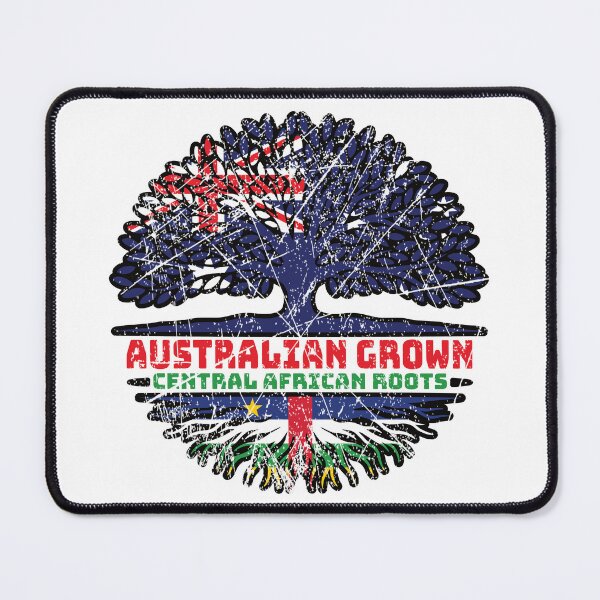 Item preview, Central African Republic Central African Australian Australia Tree Roots Flag designed and sold by FlagX.