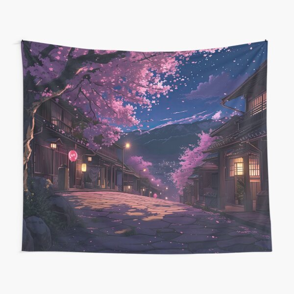 Aperçu de l'œuvre Nuits de Sakura à Kyoto créée et vendue par KyzArt01.