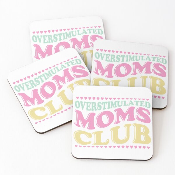 Item preview, Overstimulated Moms Club Gift For Mums designed and sold by PrntqTreasures.