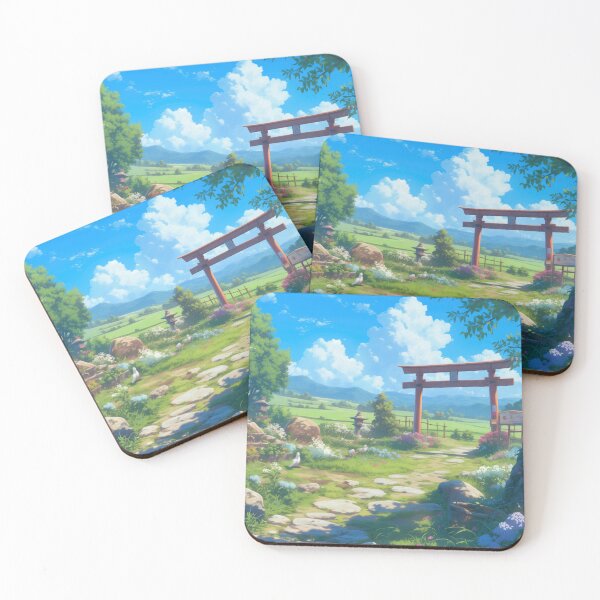 Item preview, Sunlit Torii Path designed and sold by KyzArt01.