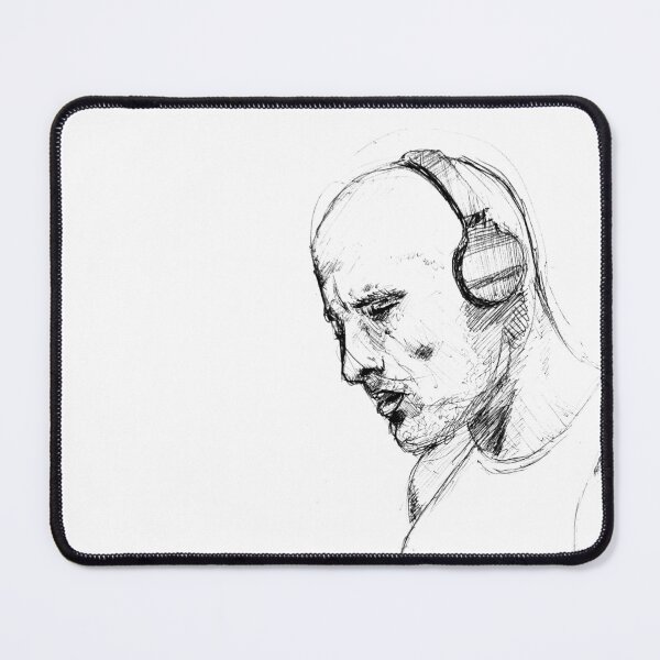 Item preview, Portrait dwayne johnson black pen designed and sold by Arthur Loeuil.