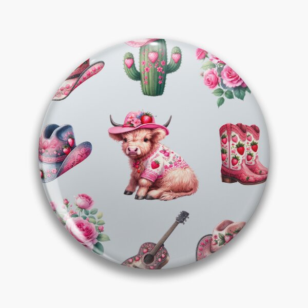 Item preview, Pink Cowgirl Seamless Pattern designed and sold by Snifferius.