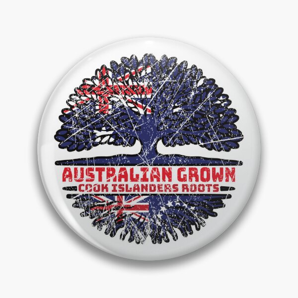 Item preview, Cook Islands Cook Islander Australian Australia Tree Roots Flag designed and sold by FlagX.