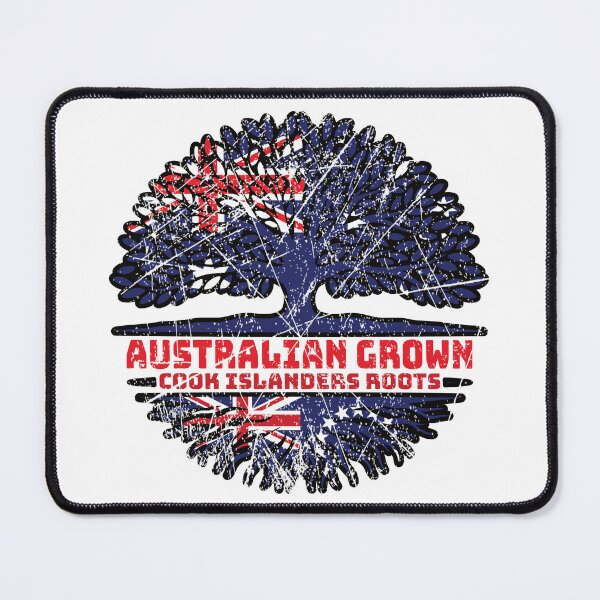 Item preview, Cook Islands Cook Islander Australian Australia Tree Roots Flag designed and sold by FlagX.