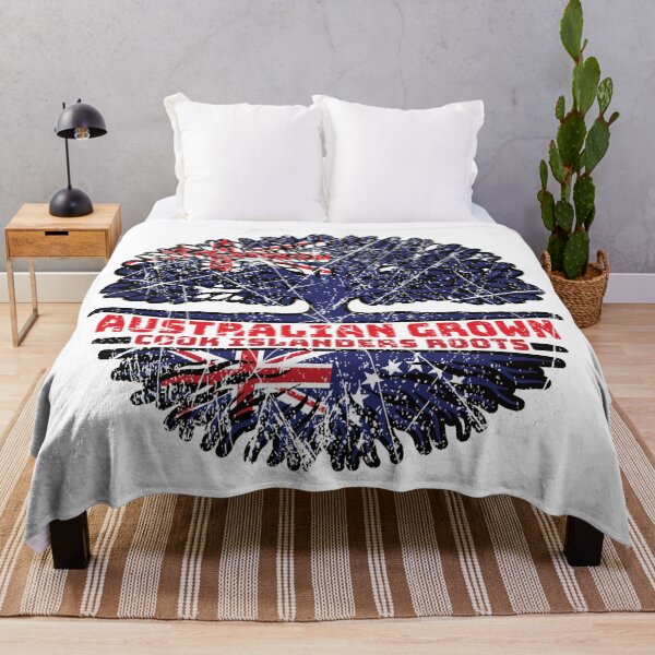 Item preview, Cook Islands Cook Islander Australian Australia Tree Roots Flag designed and sold by FlagX.