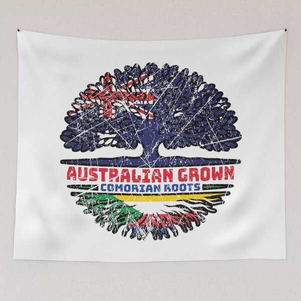 Item preview, Comoros Comorian Australian Australia Tree Roots Flag designed and sold by FlagX.