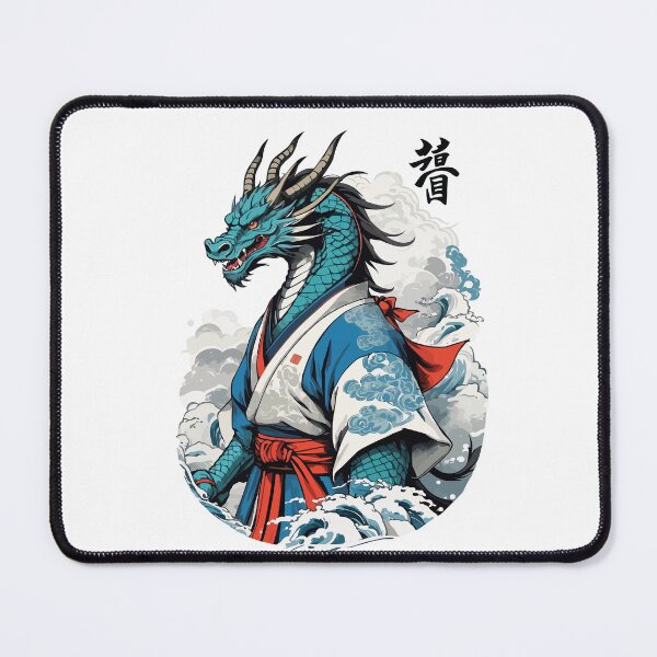 Item preview, Dragon Samurai Vintage Ukiyo-e Style designed and sold by LuminOrb.