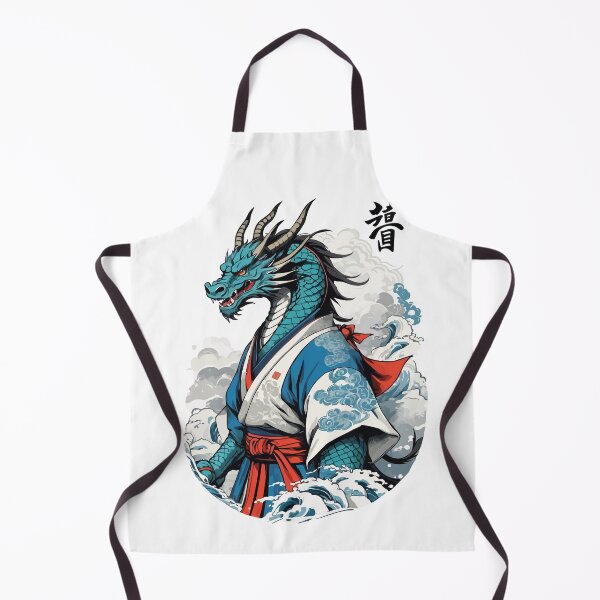 Item preview, Dragon Samurai Vintage Ukiyo-e Style designed and sold by LuminOrb.
