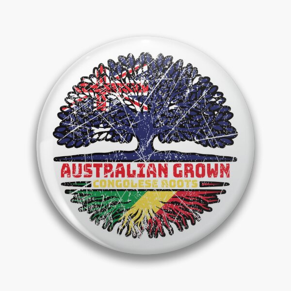Item preview, Congo Congolese Australian Australia Tree Roots Flag designed and sold by FlagX.