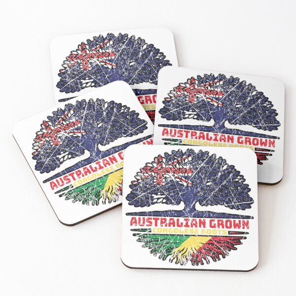 Item preview, Congo Congolese Australian Australia Tree Roots Flag designed and sold by FlagX.