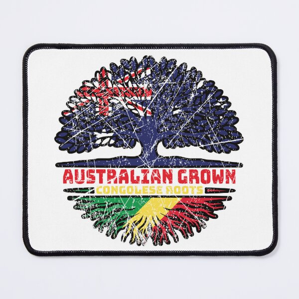 Item preview, Congo Congolese Australian Australia Tree Roots Flag designed and sold by FlagX.